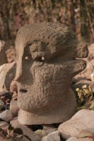 Originálna kamenná socha,Maska - kamenná socha